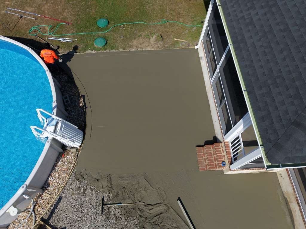 Concrete Patio complete project