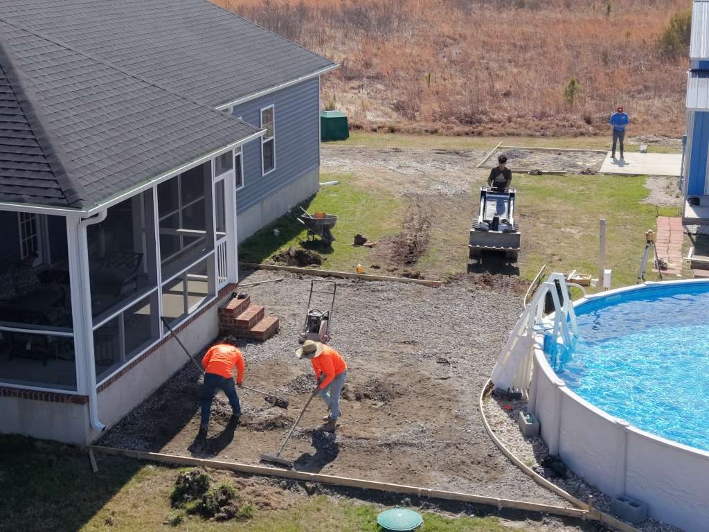 Concrete Patio complete project