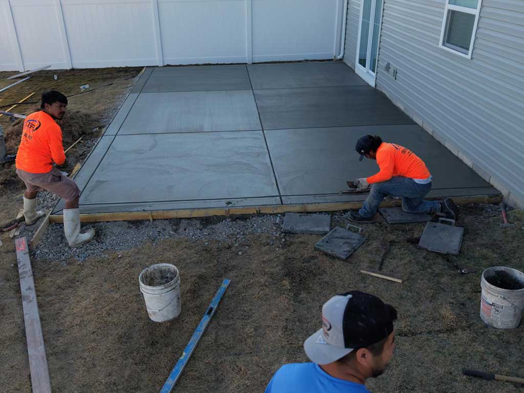 Concrete Patio complete project